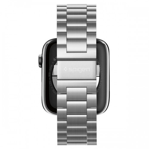 Spigen Modern Fit Band for Apple Watch  4 | 5 | 6 | 7 | SE 42 | 44 | 45 mm silver image 5