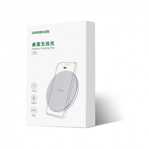 Ugreen 15W Qi wireless charger white (CD191 40122) image 5