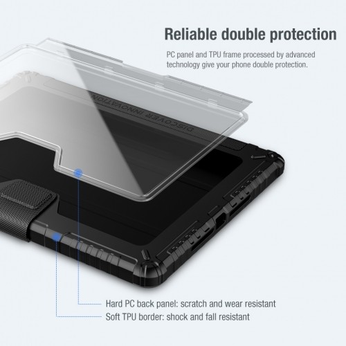 Nillkin bumper magnet case чехол для планшета Apple iPad 10.2 A2200 | A2198 | A2232 (2019) черный image 5
