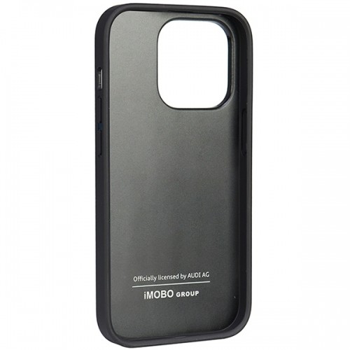 Audi Genuine Leather iPhone 14 Pro 6.1" czarny|black hardcase AU-TPUPCIP14P-Q8|D1-BK image 5