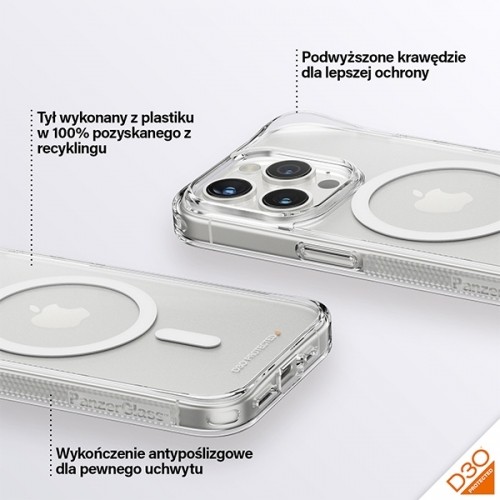 PanzerGlass HardCase iPhone 15 Pro 6.1" D3O MagSafe 3xMilitary grade transparent 1181 image 5