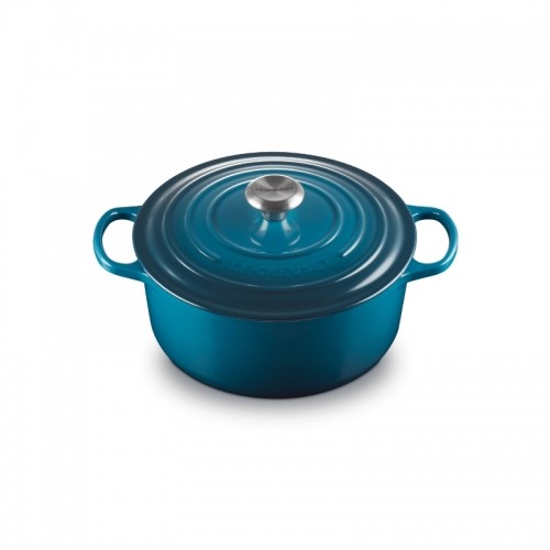 Le Creuset Чугунный горшок круглый Ø26см / 5,3л синий image 5