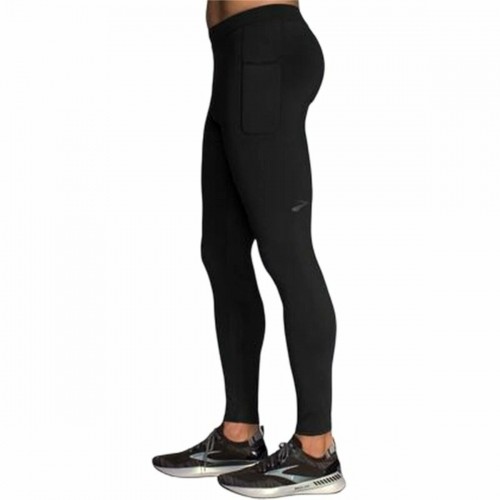 Sports Leggings for Men Brooks Running Source Black image 5