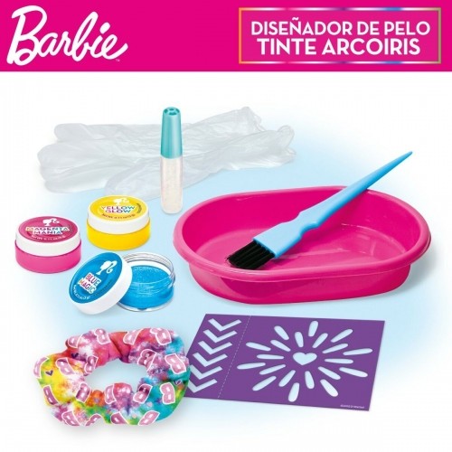 Парикмахерский набор Barbie Rainbow Tie Волосы с прядями Разноцветный image 5