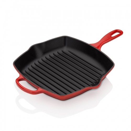 Le Creuset Čuguna grillpanna kvadrātveida 26x26cm sarkana image 5