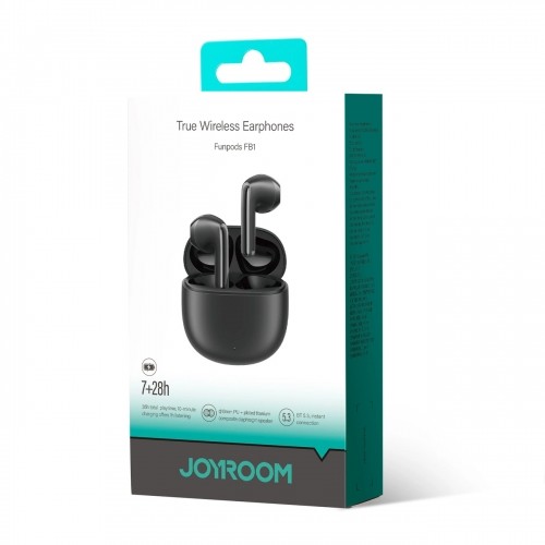 TWS Joyroom Funpods Series JR-FB1 Bluetooth 5.3 wireless headphones - black image 5