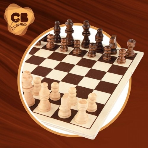Игровая доска для шахмат и шашек Colorbaby Деревянный Металл (6 штук) image 5