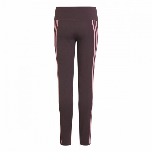 Sports Leggings for Children Adidas 3 bandas Purple image 5