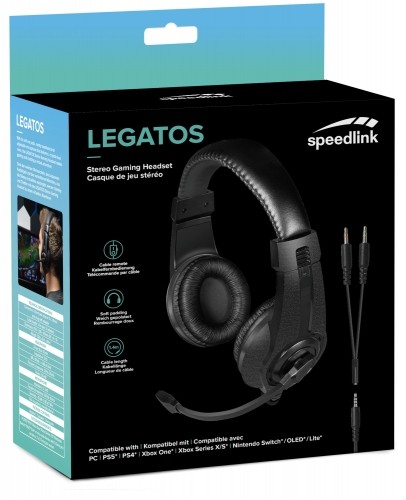 Speedlink headset Legatos PC/PS5/PS4/Xbox Series X/S/Switch/OLED/Lite (SL-860014-BK) image 5