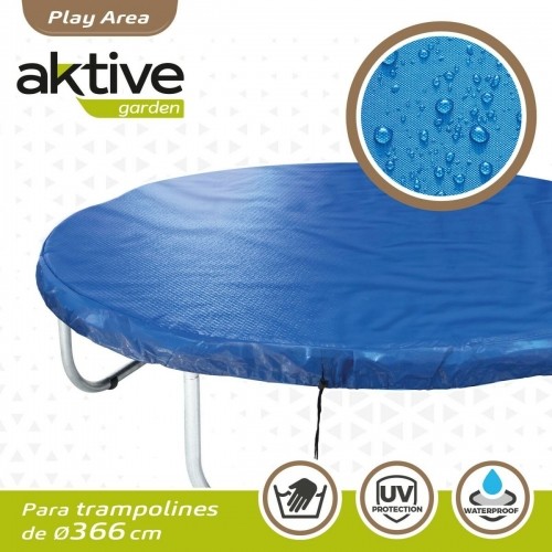 Защитный холст Aktive Эластичная кроватка Синий Ø 366 cm (6 штук) image 5