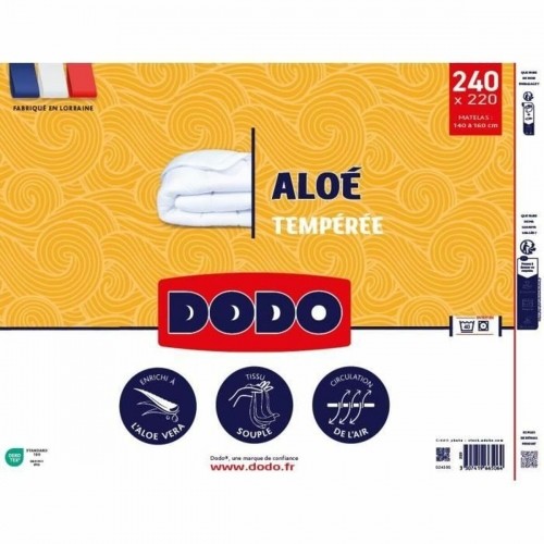 Sega DODO Aloe Balts 300 g/m² 220 x 240 cm (Divguļamā gulta) image 5