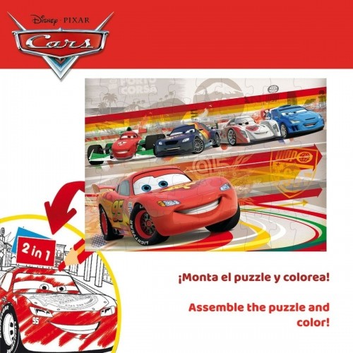 Детский паззл Cars Двухстороннее 60 Предметы 50 x 35 cm (12 штук) image 5