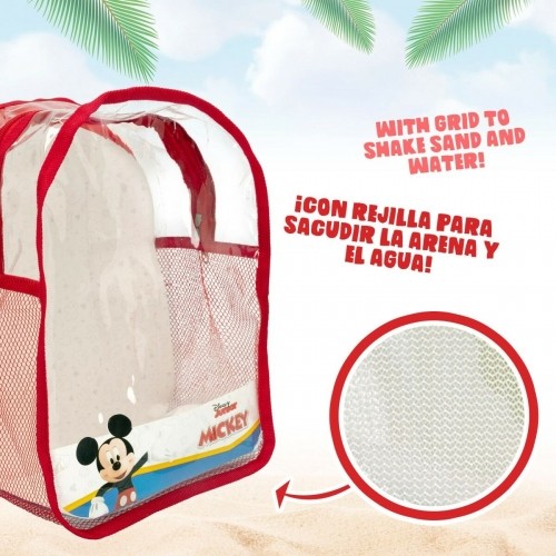 Beach toys set Mickey Mouse Ø 18 cm polypropylene (12 Units) image 5