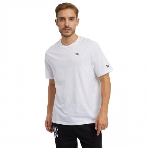 Men’s Short Sleeve T-Shirt New Era ESSENTLS TEE 60416745 White image 5