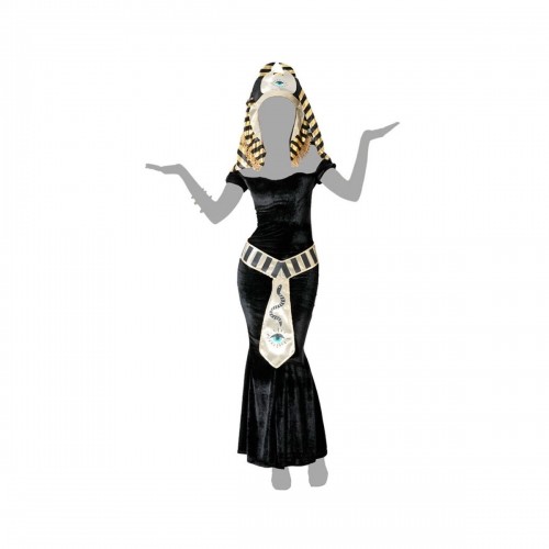 Costume for Adults Black Egyptian Woman (3 Pieces) image 5