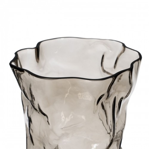 Vase Grey Crystal 19 x 17 x 38,5 cm image 5