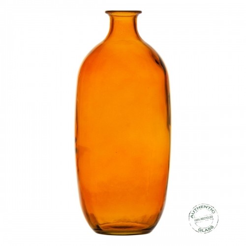 Vase Amber recycled glass 13 x 13 x 31 cm image 5