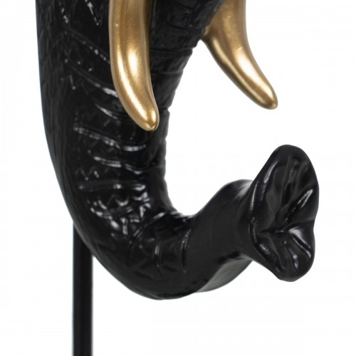 Decorative Figure Black Golden Elephant 20,5 x 14,3 x 35,5 cm image 5