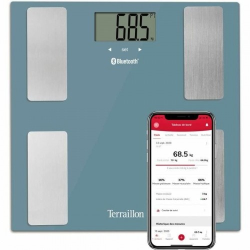 Смарт-весы Terraillon Smart Connect App Bluetooth 160 kg Синий image 5