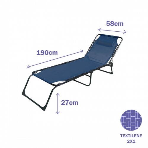 Sun-lounger Marbueno Foldable 190 x 27 x 58 cm image 5