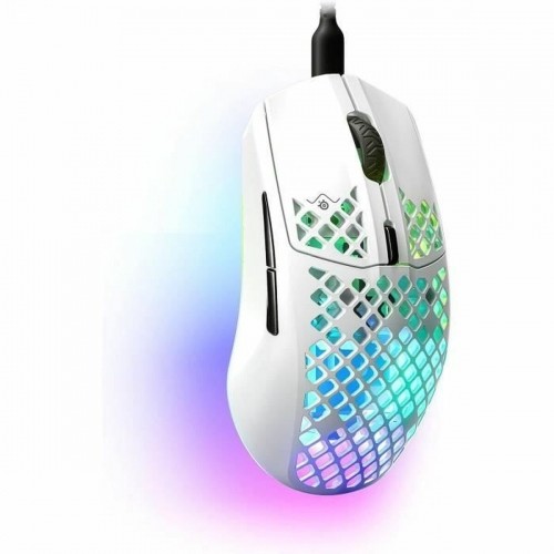 Gaming Mouse SteelSeries AEROX 3 (2022) SNOW EDITION White image 5