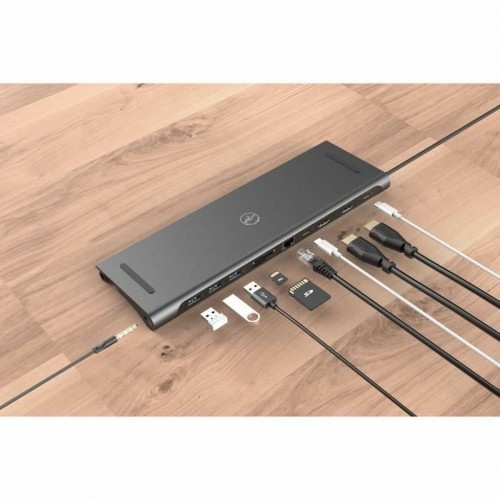 USB-разветвитель Mobility Lab Dock Adapter 11 in 1 Чёрный Серый 100 W image 5