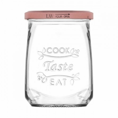 Transparent Glass Jar Inde Tasty 550 ml With lid (12 Units) image 5