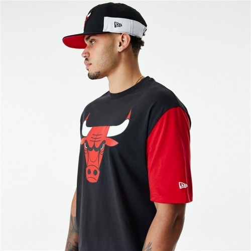 Футболка с коротким рукавом мужская New Era NBA Colour Insert Chicago Bulls Чёрный image 5