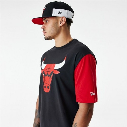 Men’s Short Sleeve T-Shirt New Era NBA Colour Insert Chicago Bulls Black image 5
