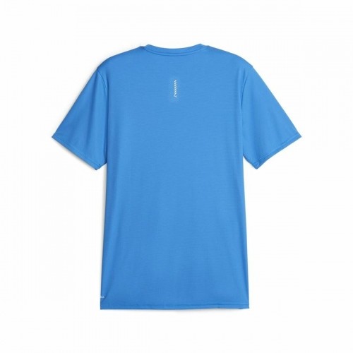 Vīriešu Krekls ar Īsām Piedurknēm Puma Run Favorite Ss Debesu zils image 5