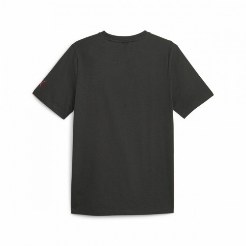 Men’s Short Sleeve T-Shirt Puma Ferrari Race Tonal B Black image 5