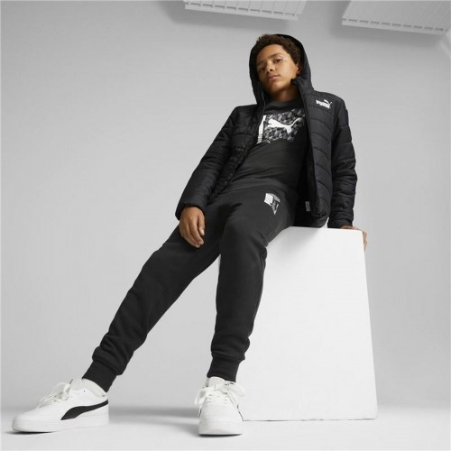 Children's Sports Jacket Puma Essodeddded Black image 5