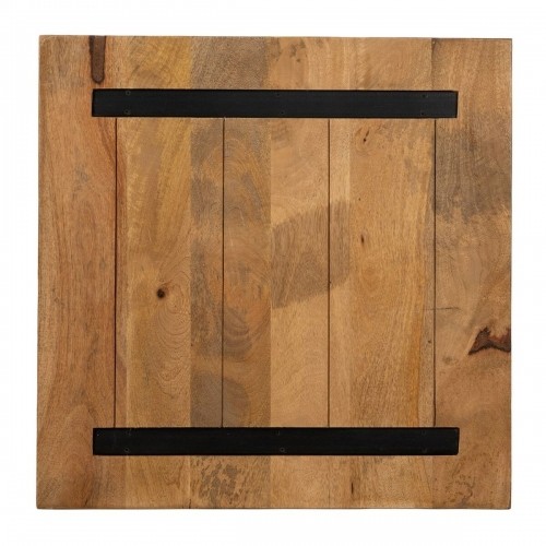Table top Squared Beige Mango wood 70 x 70 x 3 cm image 5