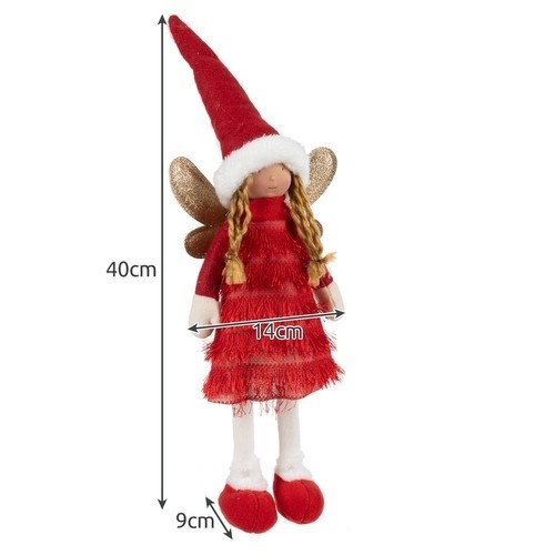 Fairy - red Christmas figurine Ruhhy 22346 (17053-0) image 5