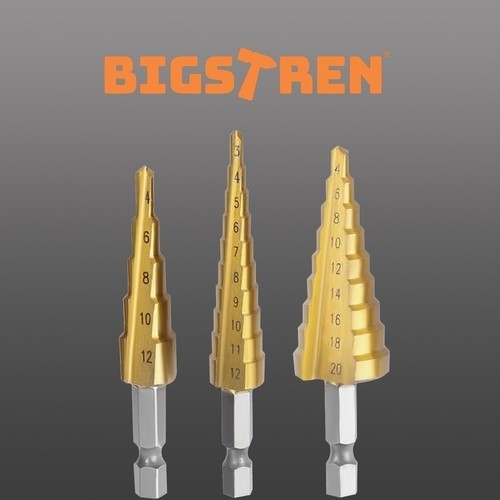 Bigstren Conical drill bit set - 3 pcs. (6661-0) image 5
