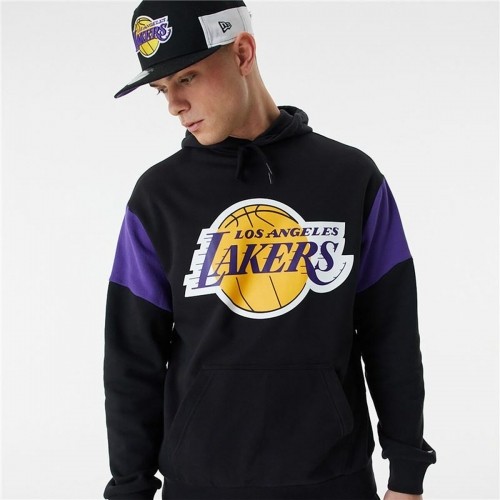 Unisex Hoodie New Era NBA Colour Insert LA Lakers Black image 5