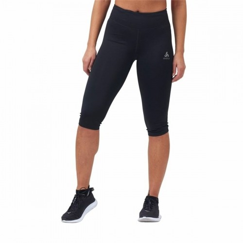 Women's Cropped Sports Pants Odlo 3/4 Essential Black image 5