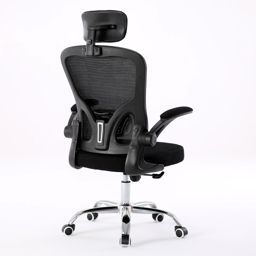 Top E Shop Topeshop FOTEL DORY CZERŃ office/computer chair Padded seat Mesh backrest image 5