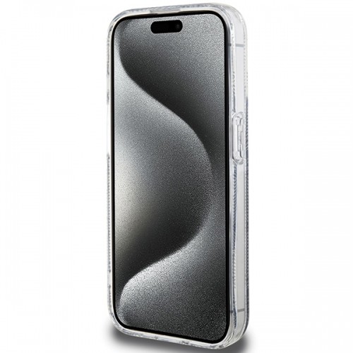 Guess GUHMP15XHGCUSTGK iPhone 15 Pro Max 6.7" czarny|black hardcase IML GCube MagSafe image 5