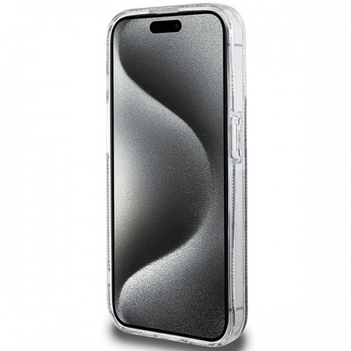 Guess GUHMP15LHGCUSTGK iPhone 15 Pro 6.1" czarny|black hardcase IML GCube MagSafe image 5