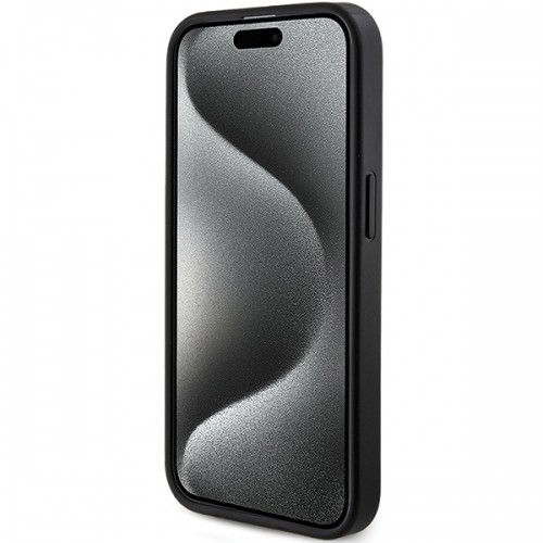 Guess GUHMP13XG4GFRK iPhone 13 Pro Max 6.7" czarny|black hardcase 4G Collection Leather Metal Logo MagSafe image 5