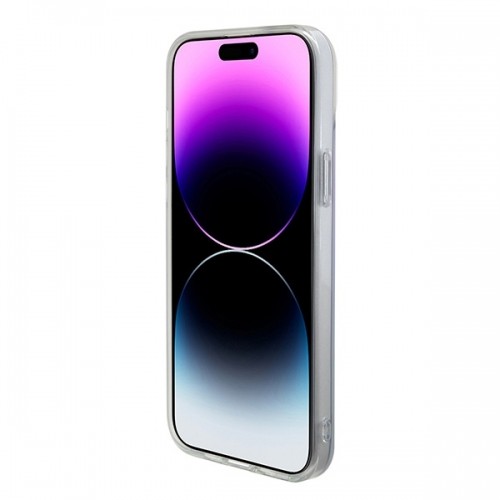 Guess GUHMP15SHITSU iPhone 15 6.1" fioletowy|purple hardcase IML Iridescent MagSafe image 5