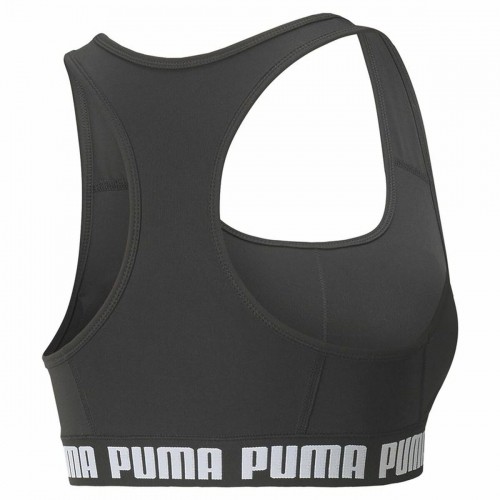 Спортивный бюстгальтер Puma Mid Impact Puma Stro Чёрный image 5