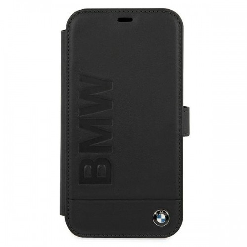 Etui BMW BMFLBKP12SSLLBK iPhone 12 mini 5,4" czarny|black book Signature image 5