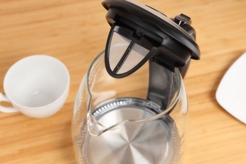 ELDOM Glass kettle LIMEA, 2200 W, capacity 1.7L, LED backlight image 5