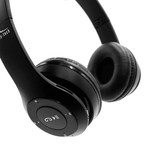 Media Tech MEDIA-TECH EPSILION BT MT3591 Wireless headphones Bluetooth 4.2 Microphone Radio FM Black image 5