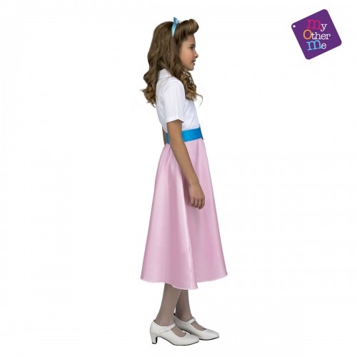 Costume for Children My Other Me Pink Lady 7-9 Years Skirt (3 Pieces) image 5