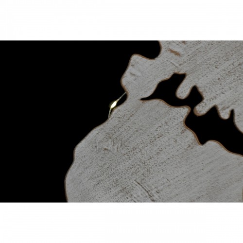 Sienu dekors Home ESPRIT Balts Melns Pasaules Karte Loft 100 x 1 x 100 cm (2 gb.) image 5