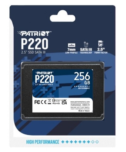 Patriot Memory P220 256GB 2.5" Serial ATA III image 5