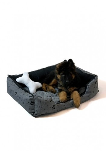 GO GIFT Dog bed L - graphite - 65x45x15 cm image 5